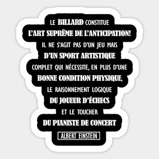 Texte Albert Einstein Sticker